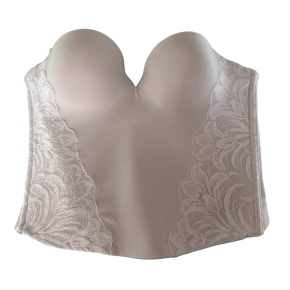 Gillian O’Maley white strapless bra/corset 32 b - Picture 1 of 3